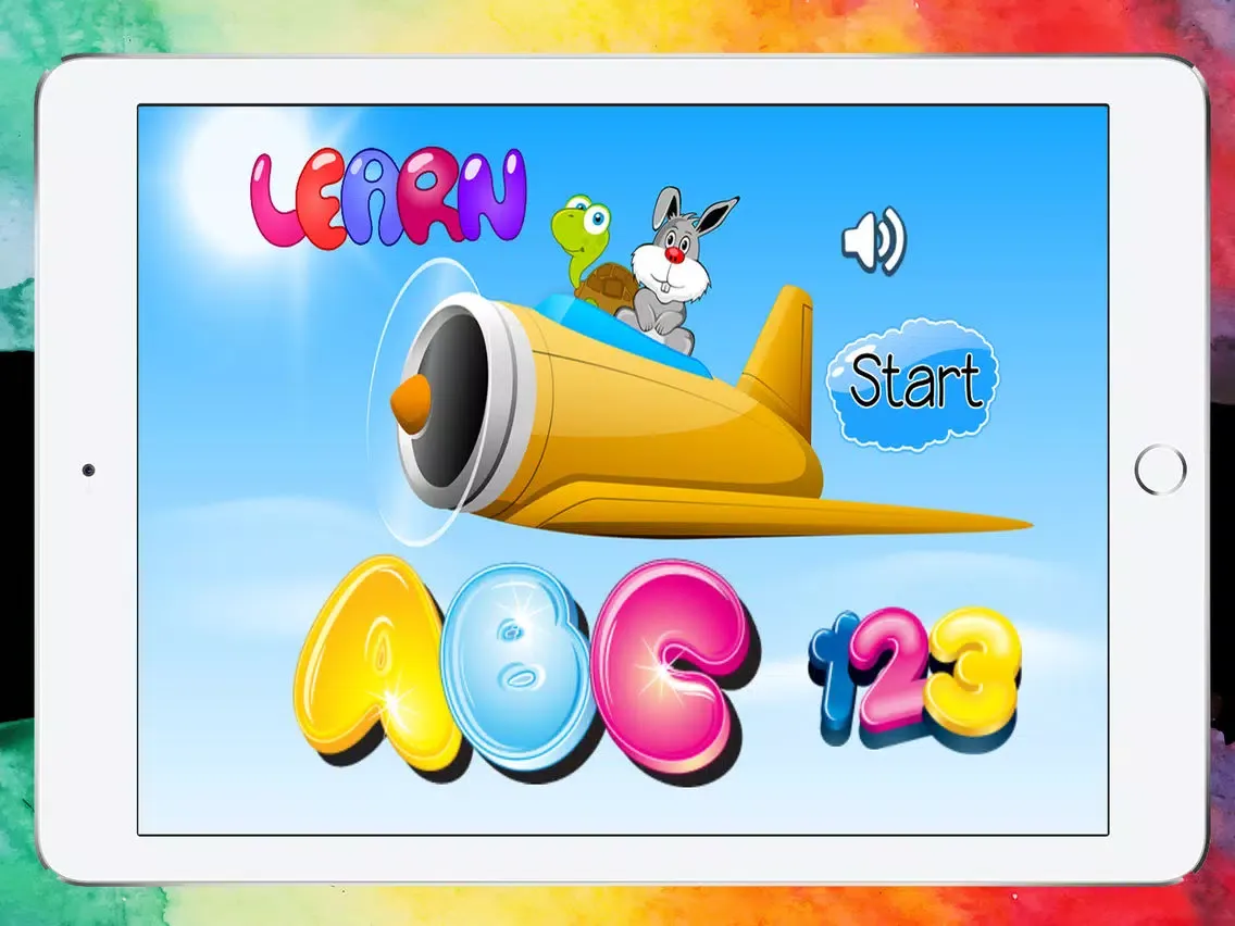 Learn English Alphabets ABC and 123 Number Games with Planes | Education for Kindergarten iPad  Screenshots