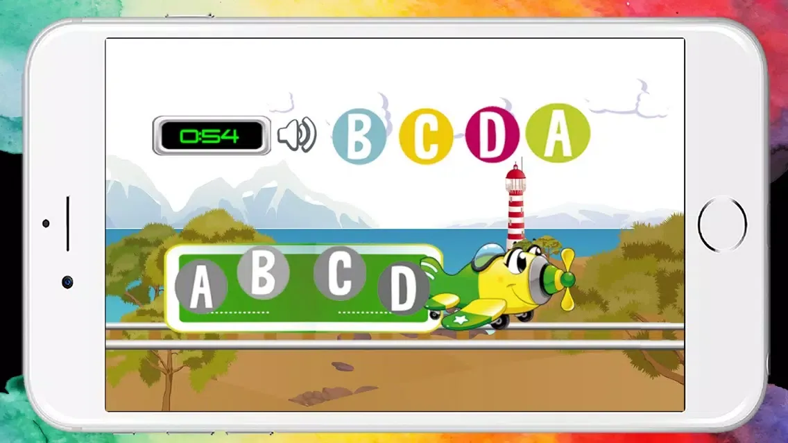 Learn English Alphabets ABC and 123 Number Games with Planes | Education for Kindergarten Screenshots