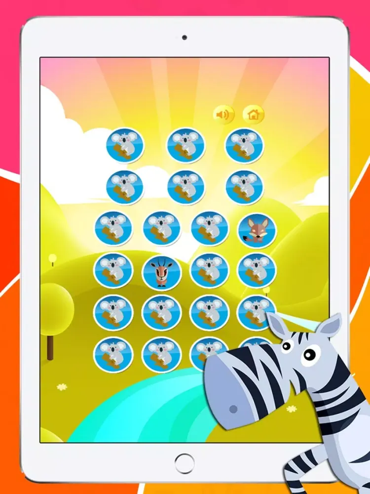 تصاویر Free Matching Game Animals for Educational iPad 