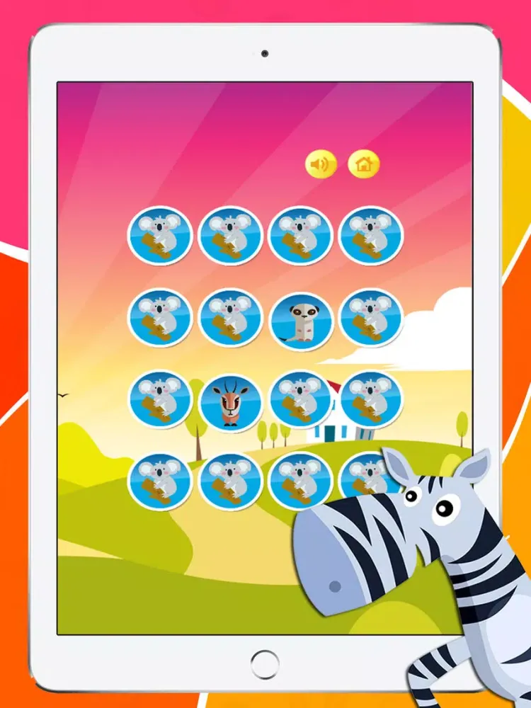 تصاویر Free Matching Game Animals for Educational iPad 