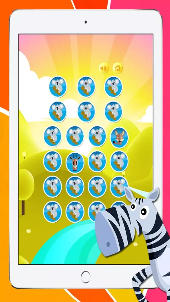 تصاویر Free Matching Game Animals for Educational