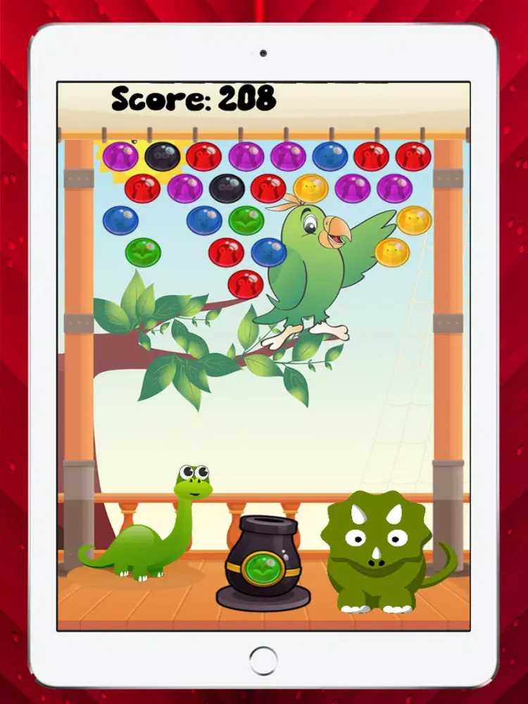 Скриншоты The Little Dinosaur Bubble Shooter Game Free iPad 