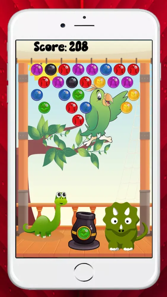 Скриншоты The Little Dinosaur Bubble Shooter Game Free