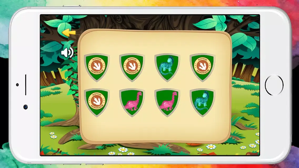 Capturas de pantalla de Dinosaur Photo Matching Card game for Preschool Free
