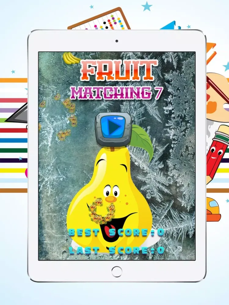 Captures d'écran de Crush Matching Fruits for Kids Game iPad 