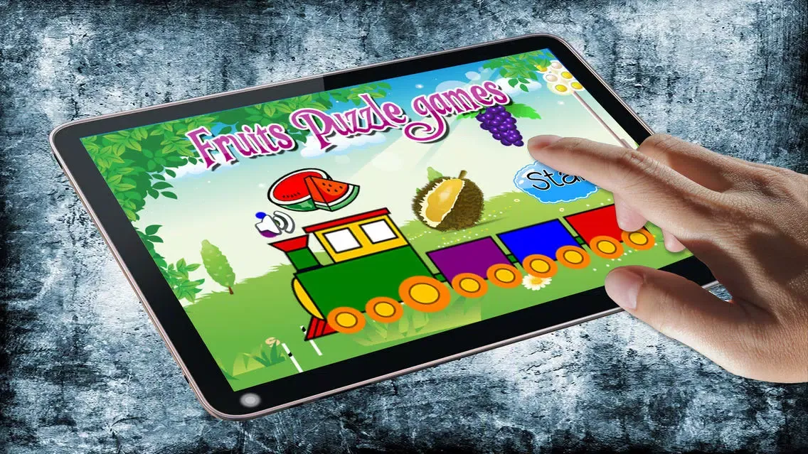 تصاویر Fruits and Vegetable Puzzles for Preschool and Kids