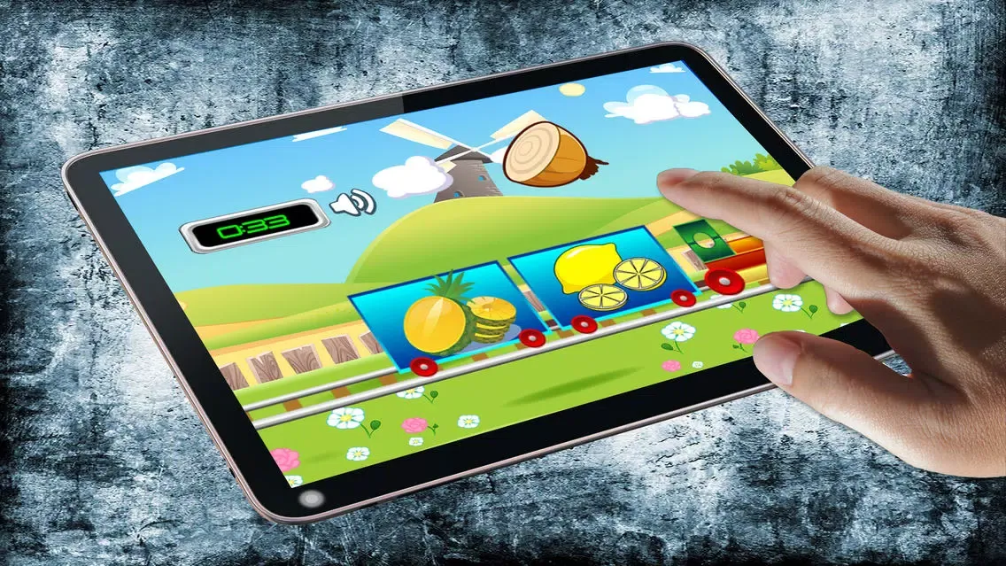 تصاویر Fruits and Vegetable Puzzles for Preschool and Kids