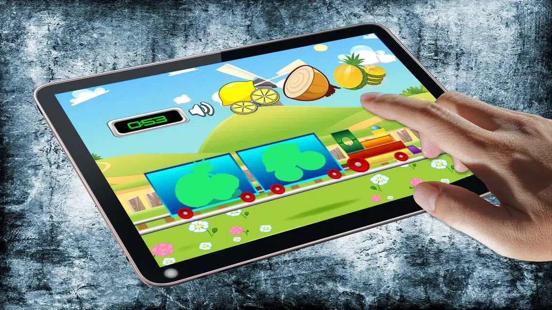 تصاویر Fruits and Vegetable Puzzles for Preschool and Kids