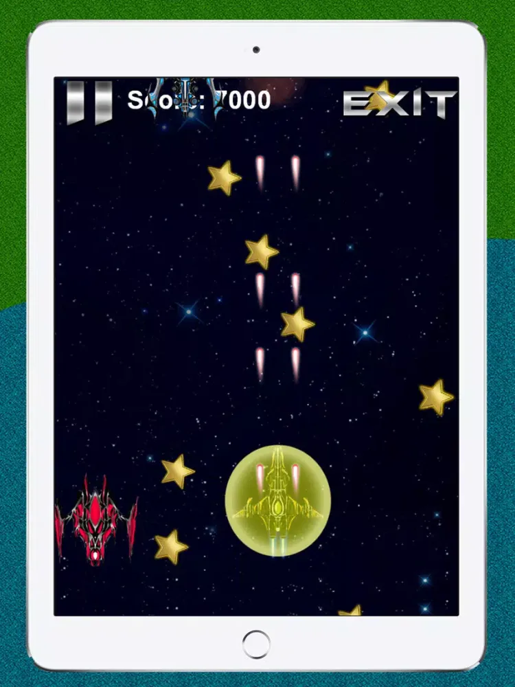 Galaxy Spaceship Shooter Flight Games for Free iPad Screenshots