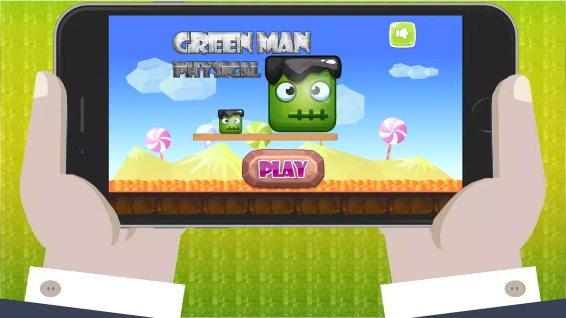 Capturas de tela do Green Man Physical