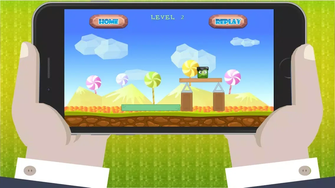 Capturas de tela do Green Man Physical