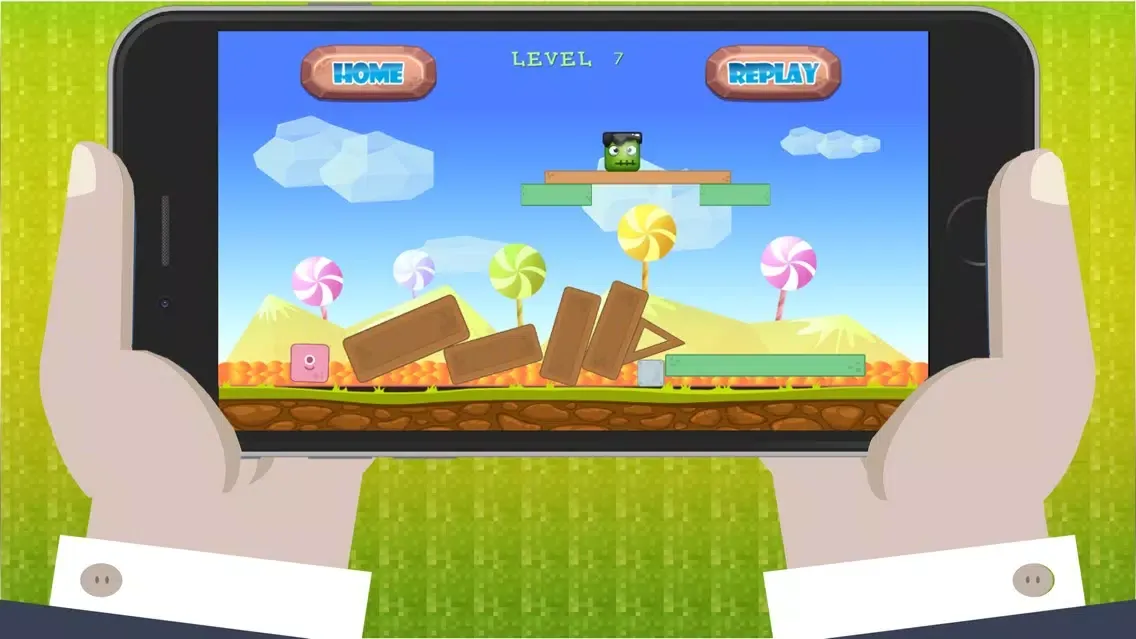 Capturas de tela do Green Man Physical