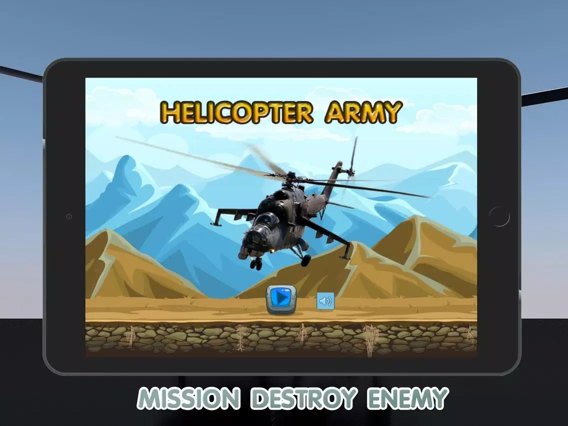 World Helicopter Gunship Air Strike Game iPad 应用截图