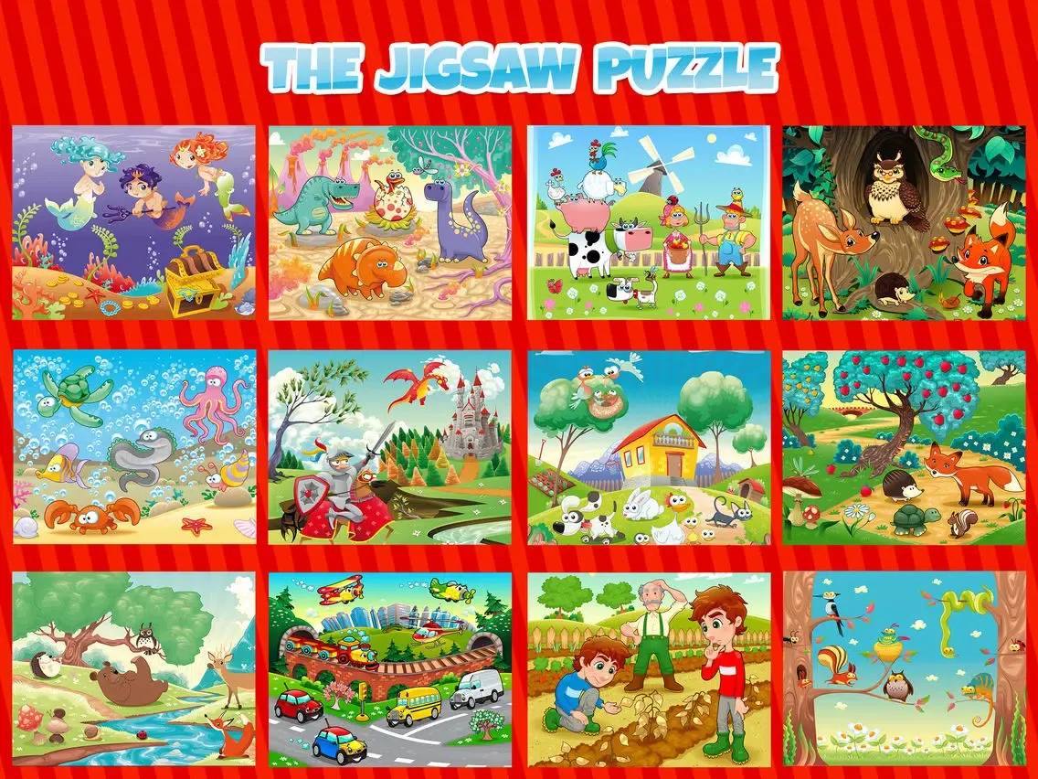 Скриншоты Jigsaw Puzzle Game for Kids - Animals World iPad 