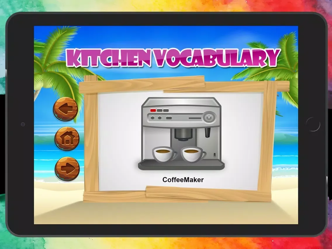 English Learning Kitchen Vocabulary iPad  Ekran Görüntüleri