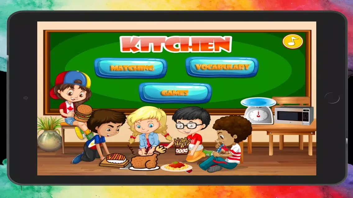 English Learning Kitchen Vocabulary Ekran Görüntüleri
