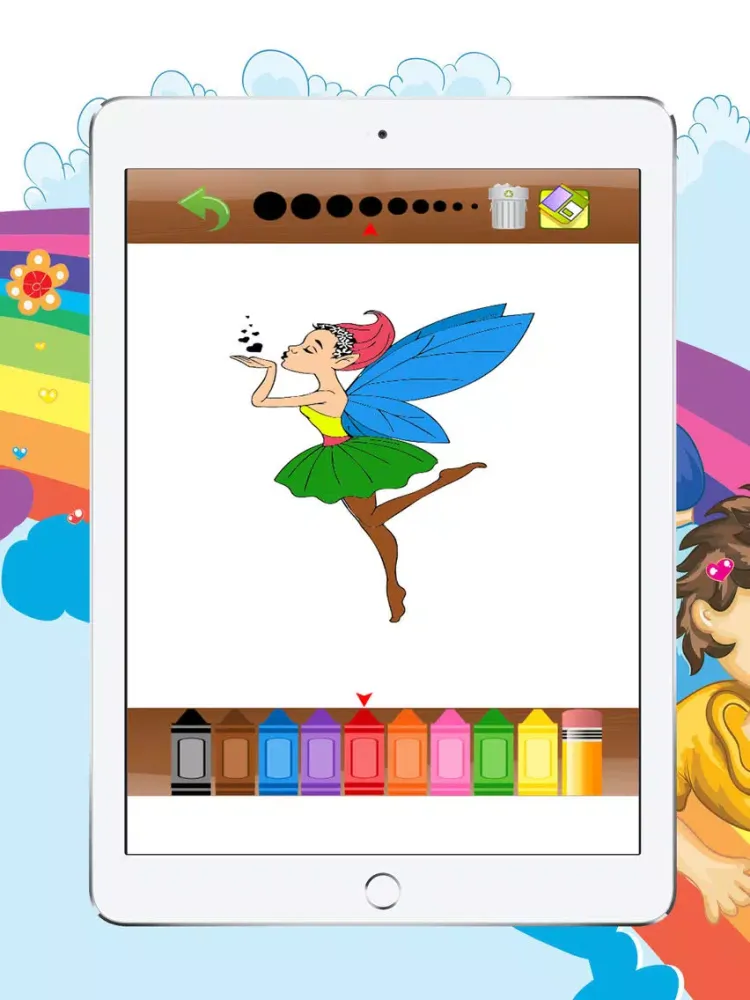 Little Princess Games Coloring Book for Girls iPad  স্ক্রিনশট