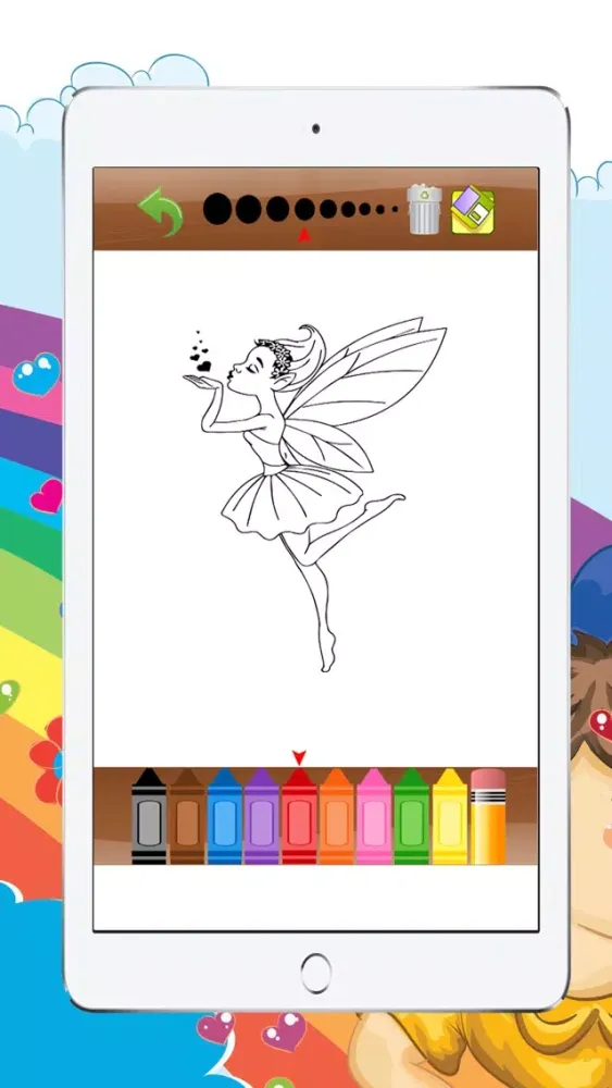 Little Princess Games Coloring Book for Girls স্ক্রিনশট