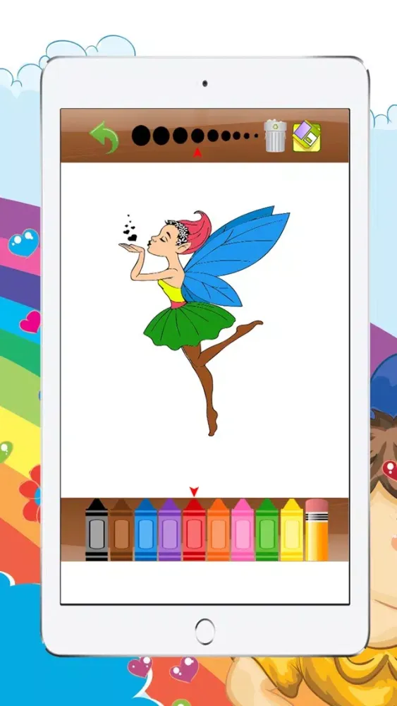 Little Princess Games Coloring Book for Girls স্ক্রিনশট