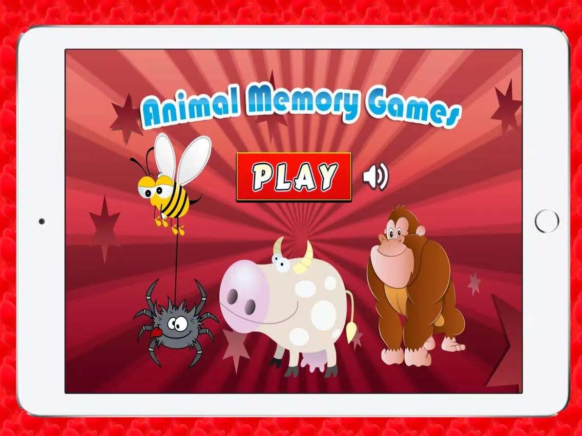 Capturas de tela do Matching Animals Memorize Games for Kids iPad 