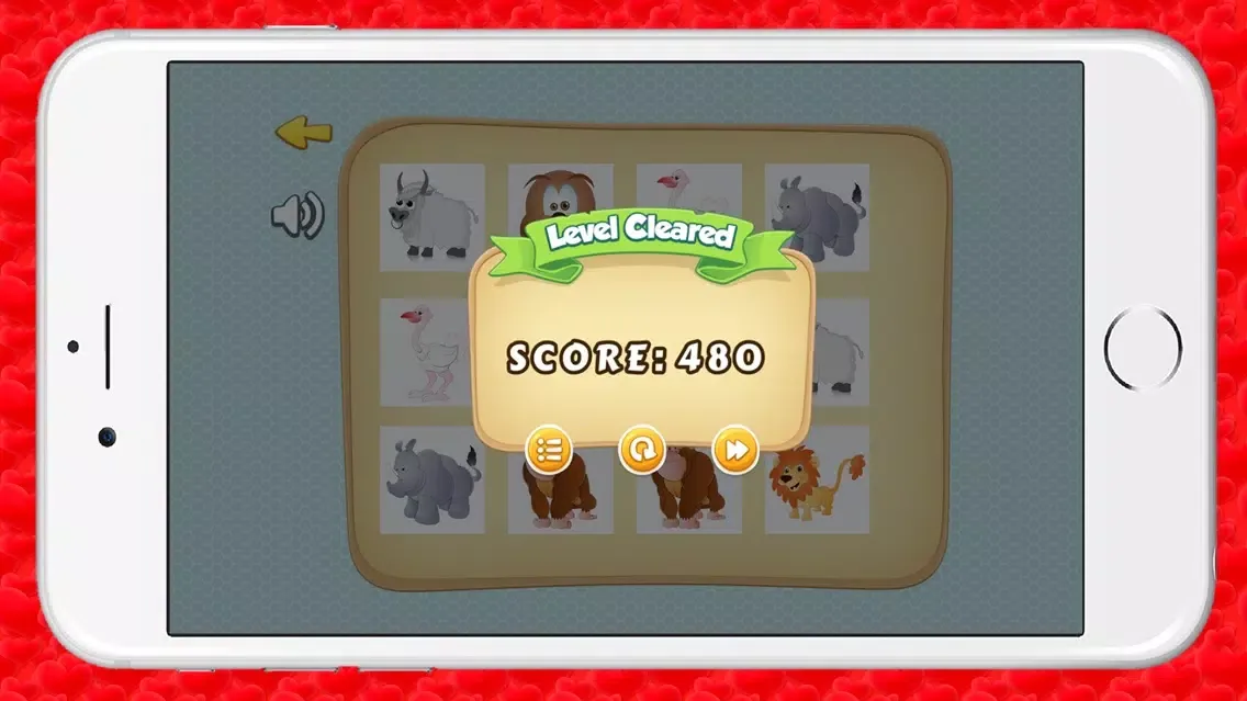 Capturas de tela do Matching Animals Memorize Games for Kids