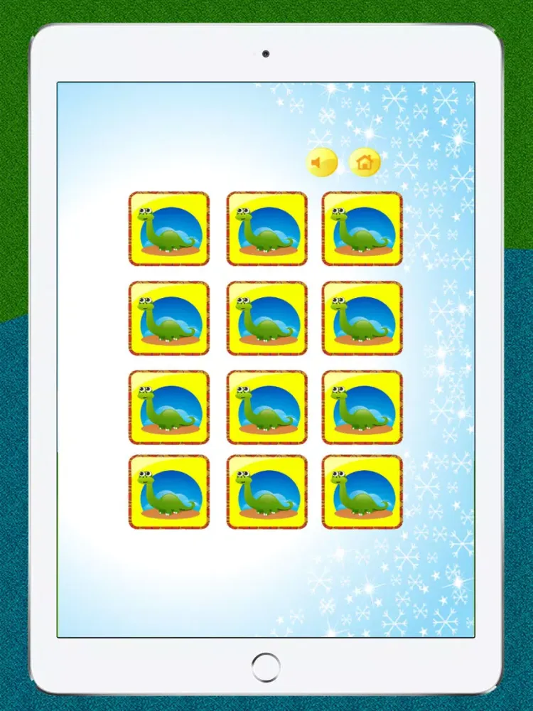 Matching Dragon World Memory Games for Kids iPad Screenshots