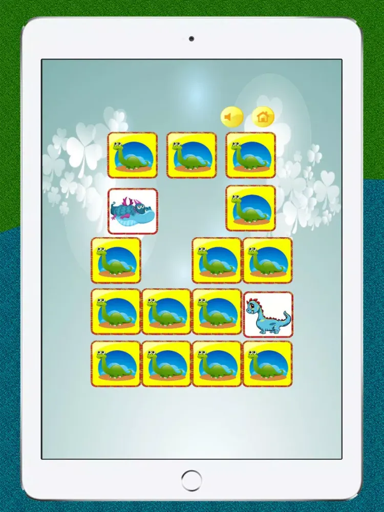 Matching Dragon World Memory Games for Kids iPad Screenshots