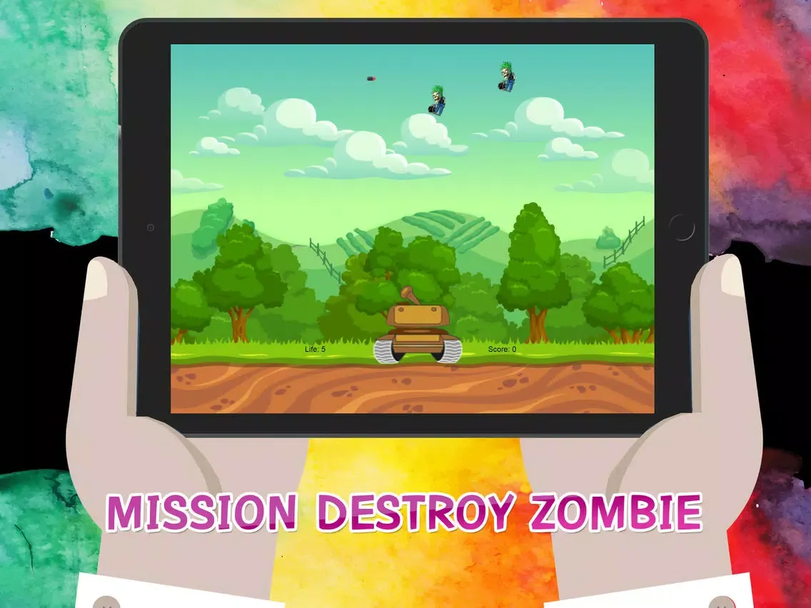 Скриншоты War of Tank Shooting Zombies Games for Kids iPad 