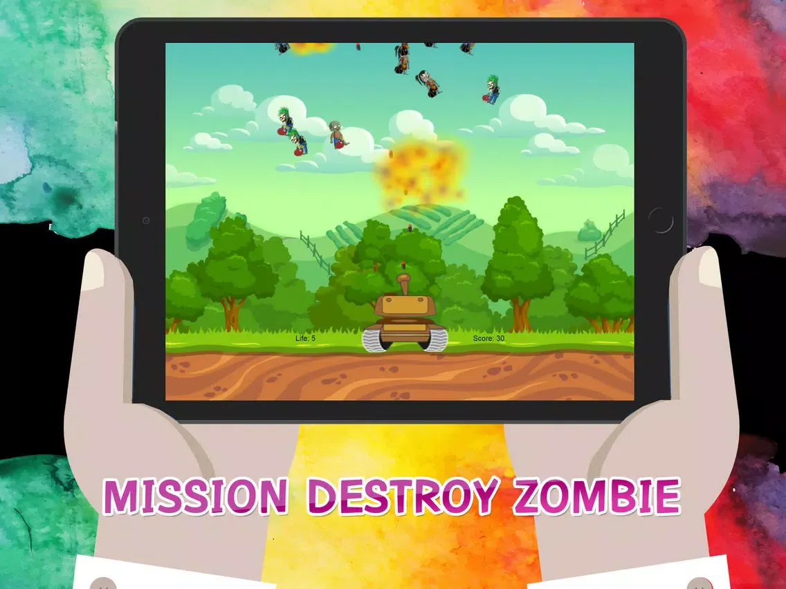 Скриншоты War of Tank Shooting Zombies Games for Kids iPad 