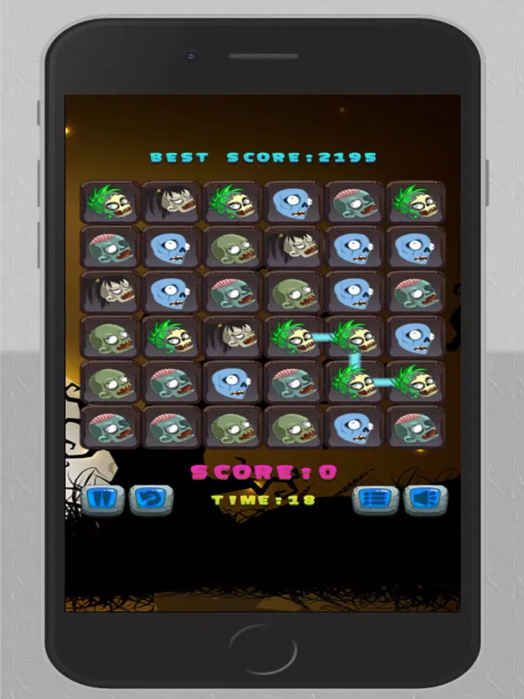 Zombie Line Crush iPad 应用截图