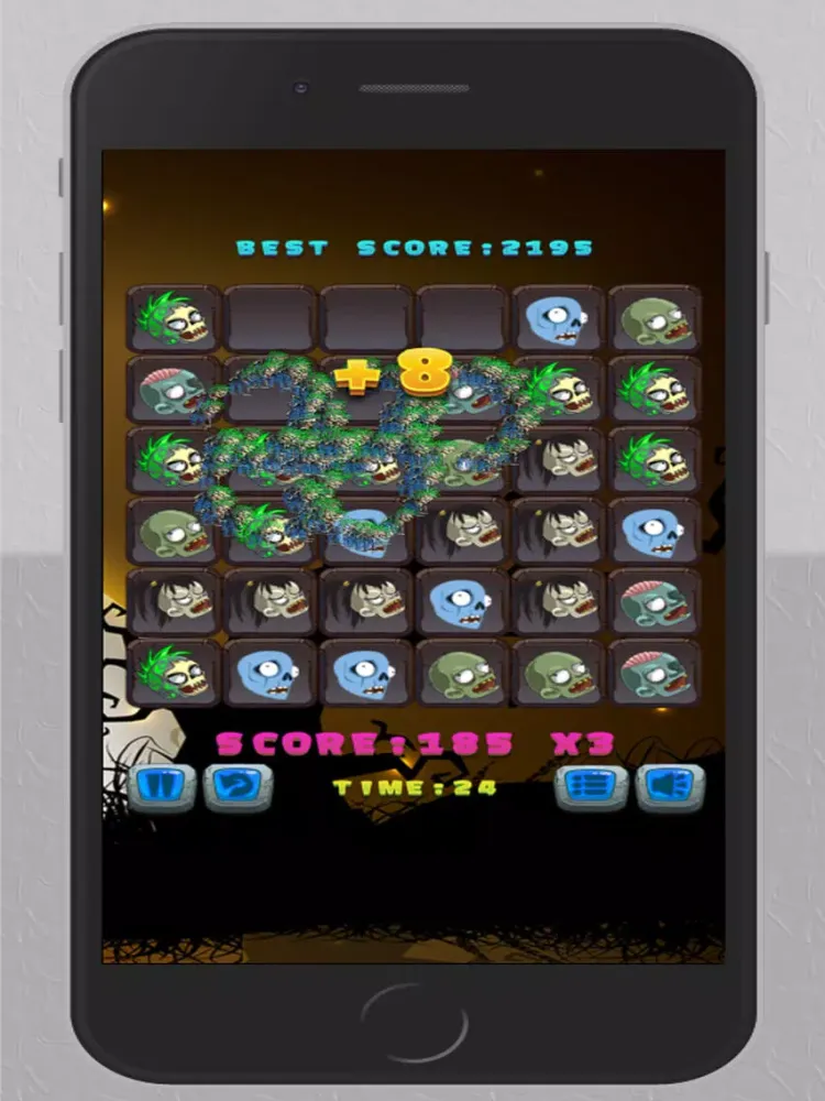 Zombie Line Crush iPad 应用截图