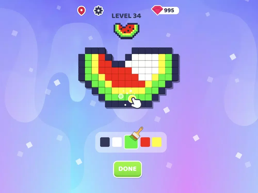 Captures d'écran de Pixel Paint Puzzle: Color 3D iPad 