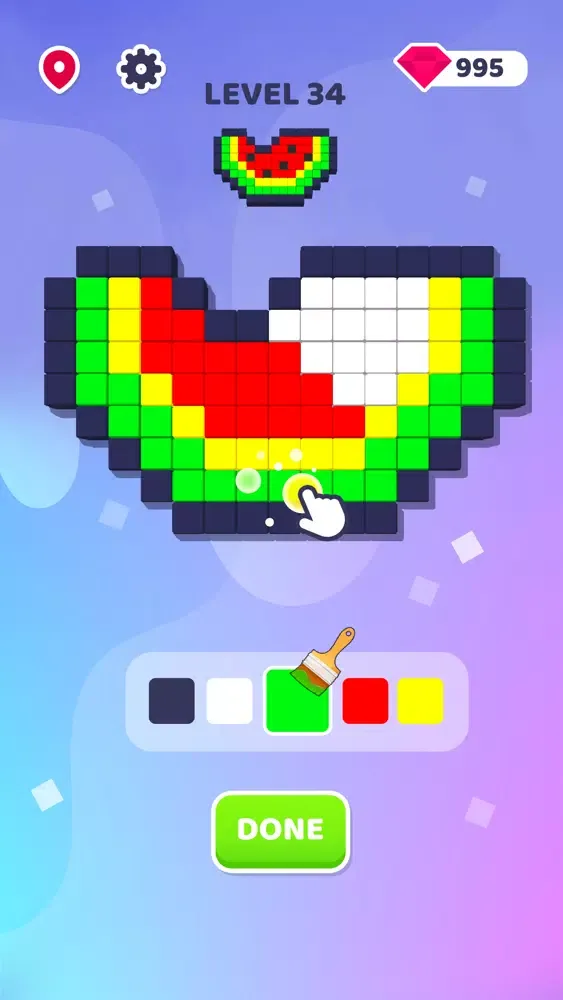 Captures d'écran de Pixel Paint Puzzle: Color 3D