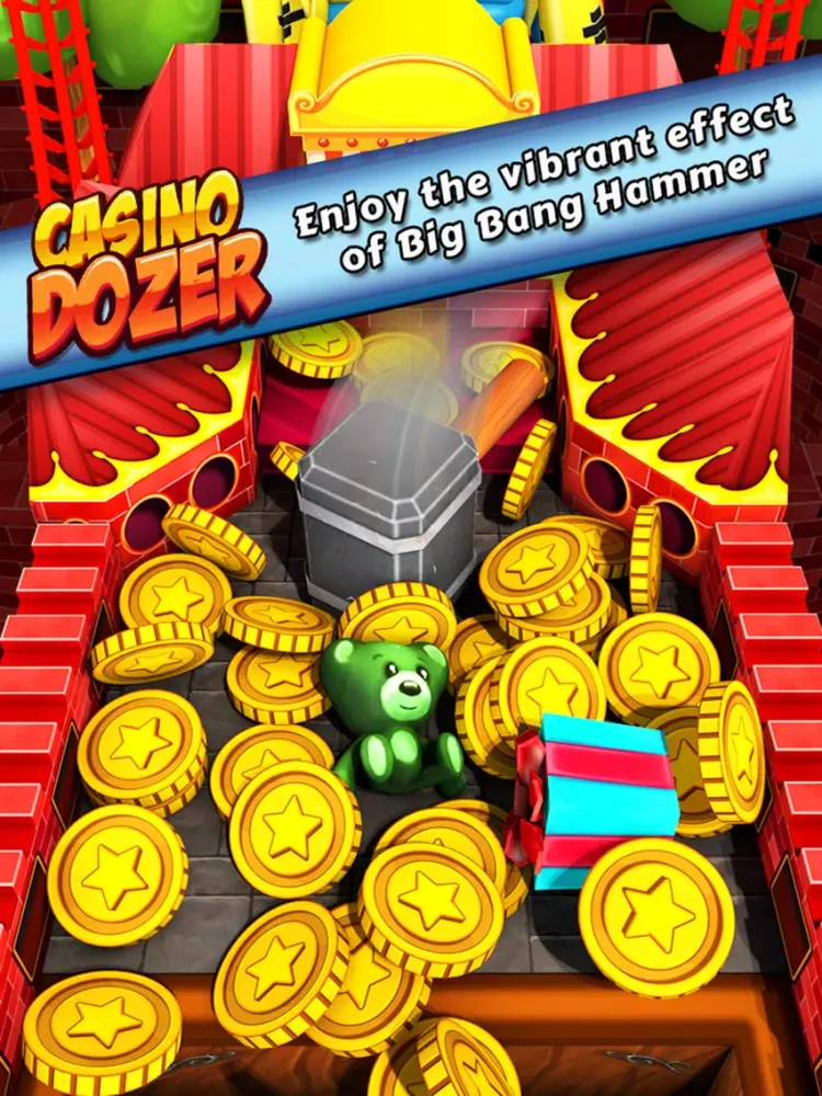 Vegas Casino Dozer - FREE Coin Pusher Game! iPad 应用截图