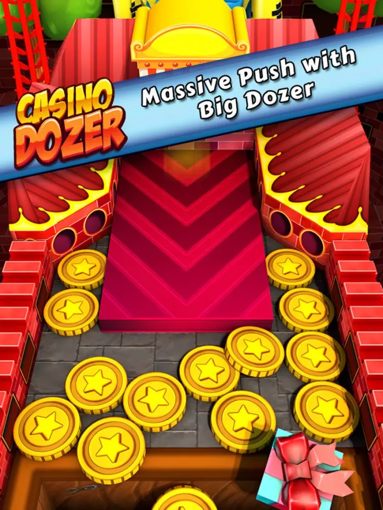 Vegas Casino Dozer - FREE Coin Pusher Game! iPad 应用截图