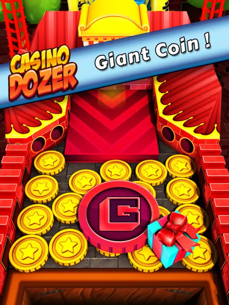 Vegas Casino Dozer - FREE Coin Pusher Game! iPad 应用截图