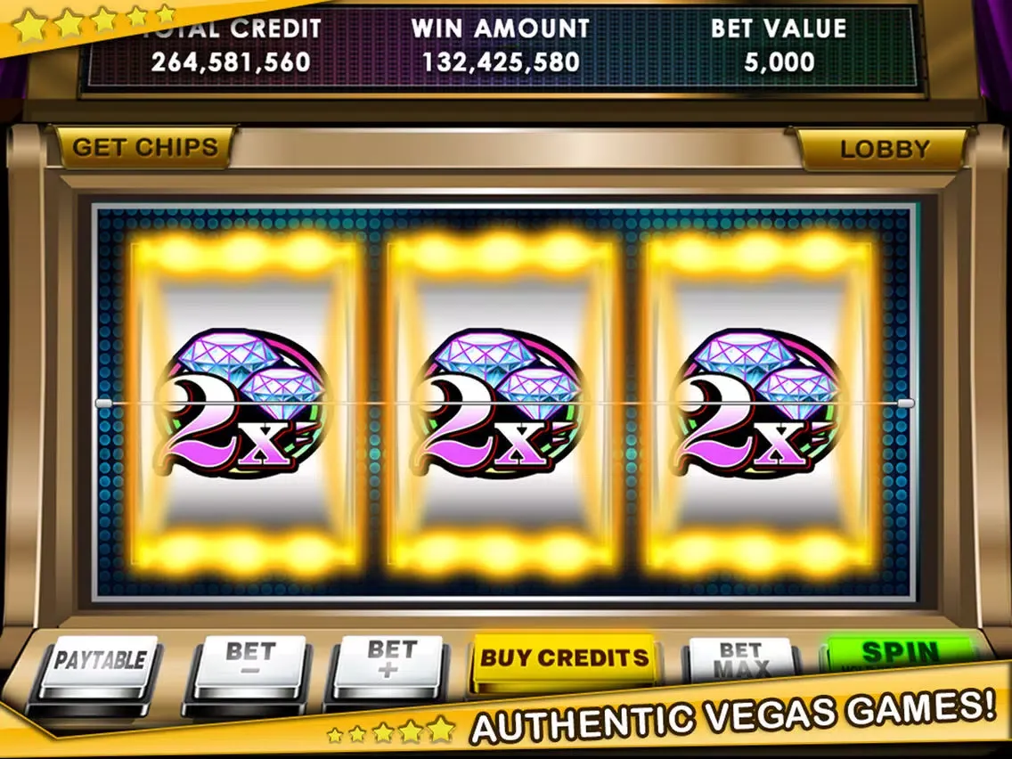 Screenshot di Classic Slots - Free Vegas Styled Original Slot Machines iPad 