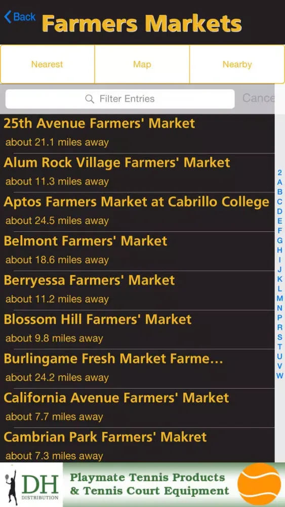 ภาพหน้าจอของ FarmLine: Find Farmers' Markets, Farmstands and Community Supported Agriculture