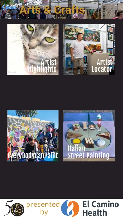 Capturas de tela do Mountain View Art & Wine Fest