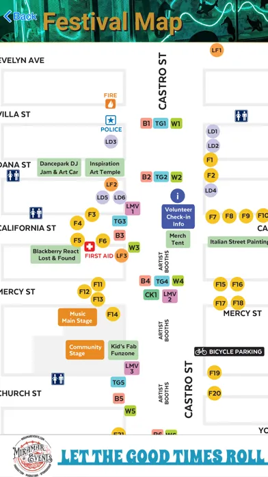 Capturas de tela do Mountain View Art & Wine Fest