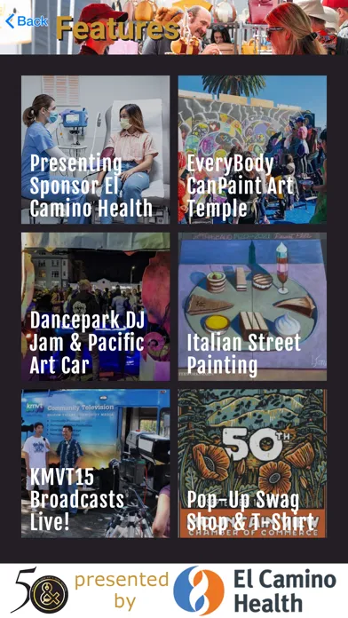 Capturas de tela do Mountain View Art & Wine Fest