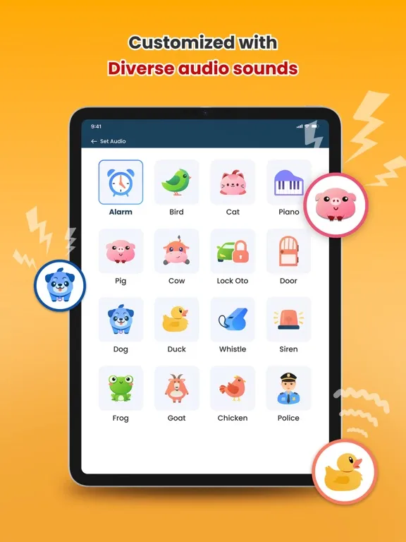 Don't touch phone: Alarm iPad 應用截圖
