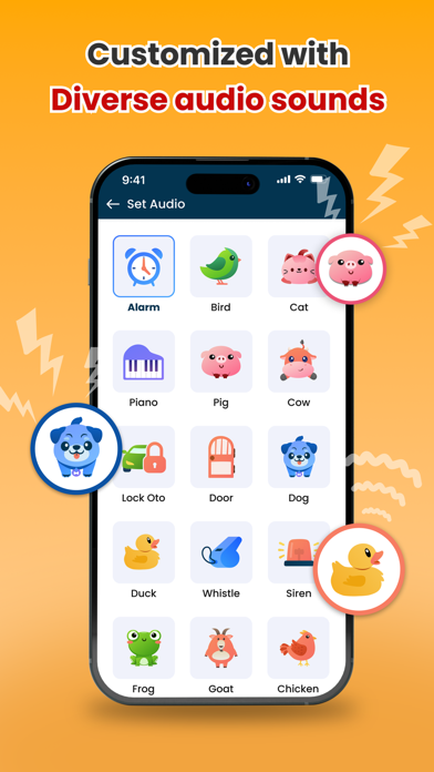 Capturas de tela do Don't touch phone: Alarm
