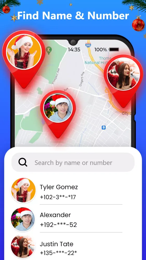 Phone number location tracker Screenshots
