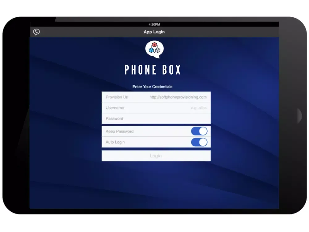 PhoneBox Call iPad  Ekran Görüntüleri