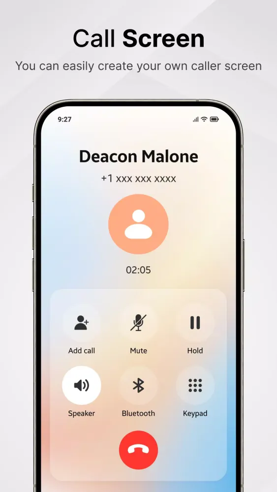 Captures d'écran de Contacts