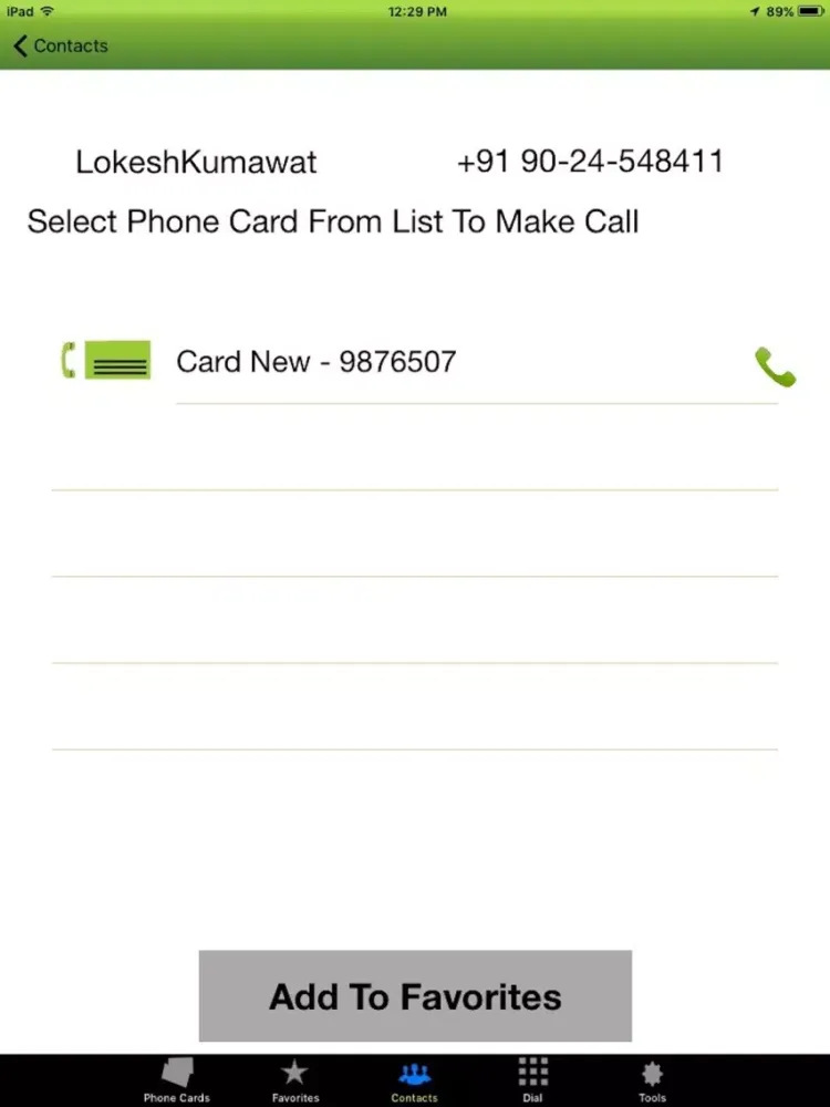 Phone Card Dialer Pro iPad  স্ক্রিনশট