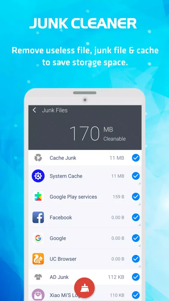 Capturas de pantalla de Super Cleaner