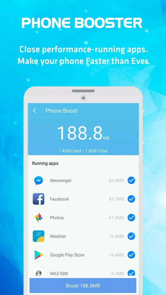Capturas de pantalla de Super Cleaner