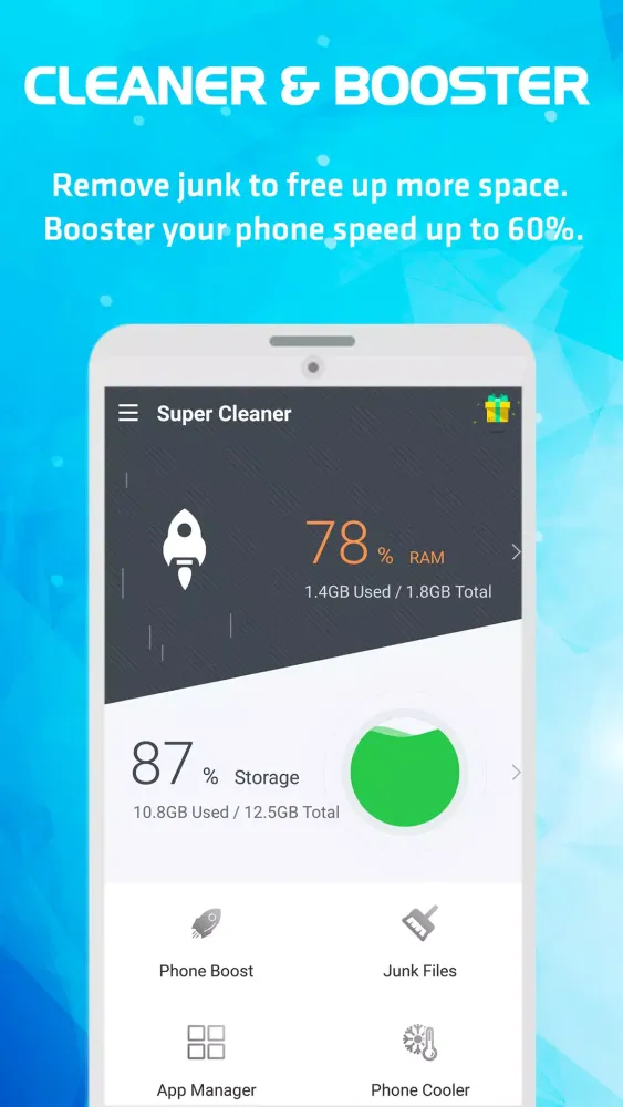 Capturas de pantalla de Super Cleaner